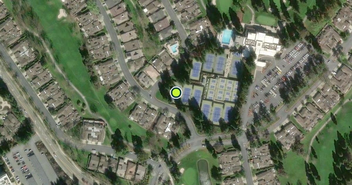 Satellite view of Danville Pickleball Courts