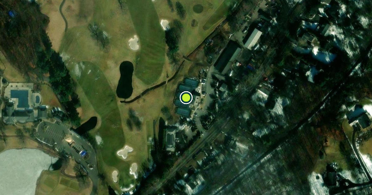Satellite view of Darien Pickleball Courts