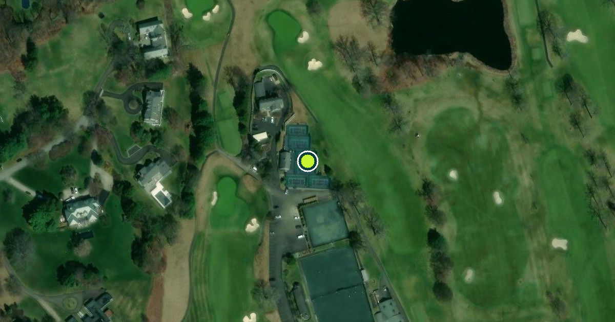 Satellite view of Darien Pickleball Courts