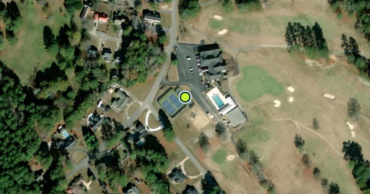 Satellite view of Darlington Pickleball Courts