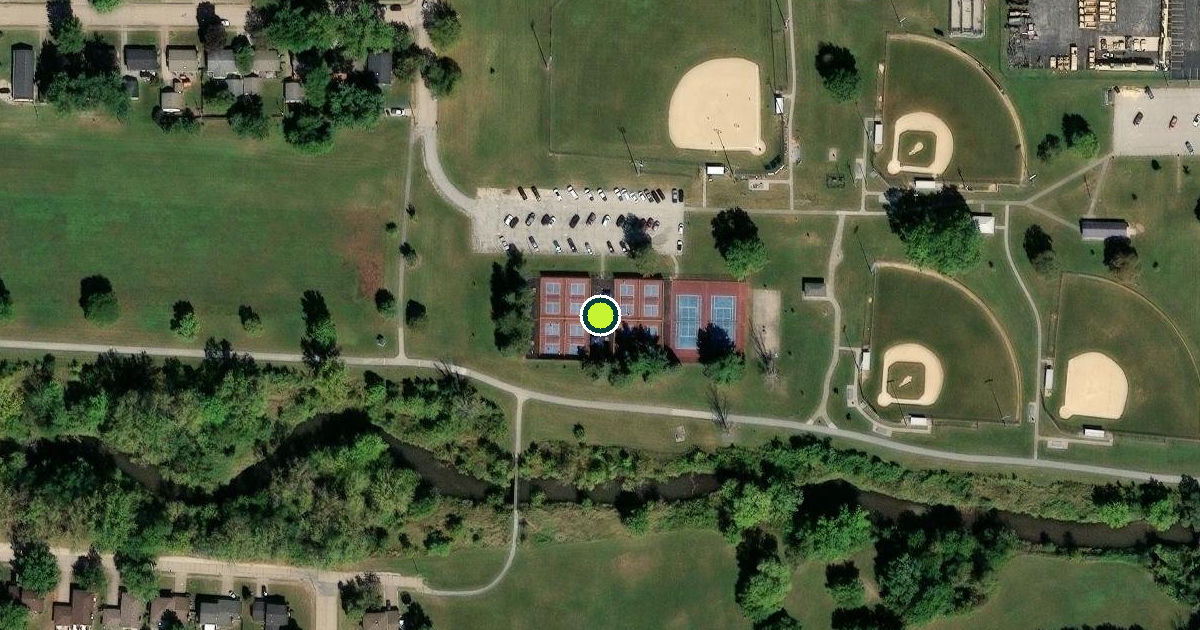 Satellite view of Davenport Pickleball Courts