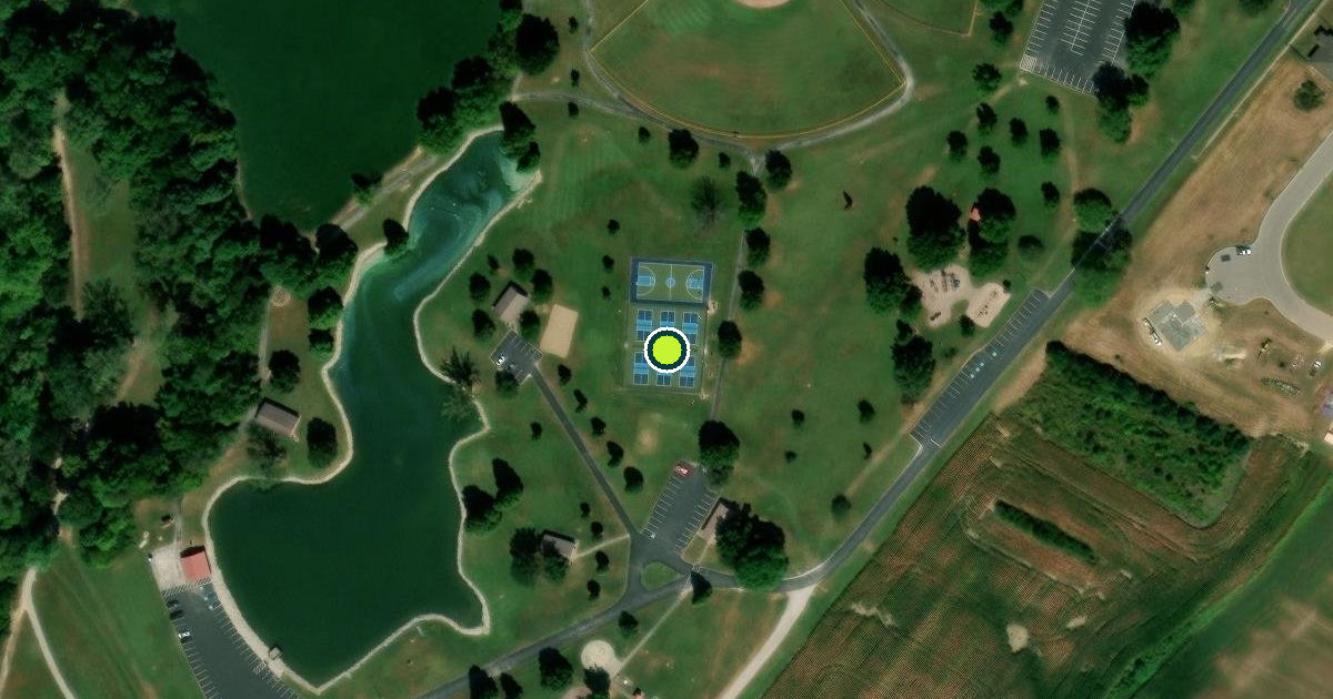 Satellite view of Daviess County Pickleball Courts