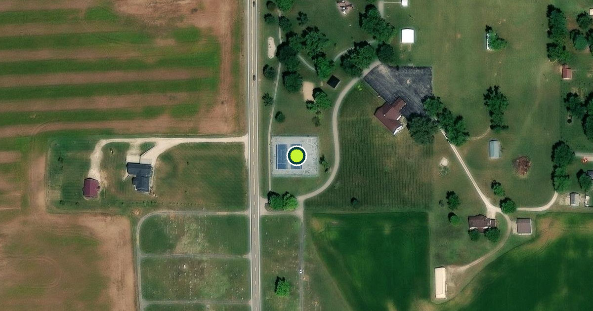Satellite view of Daviess County Pickleball Courts