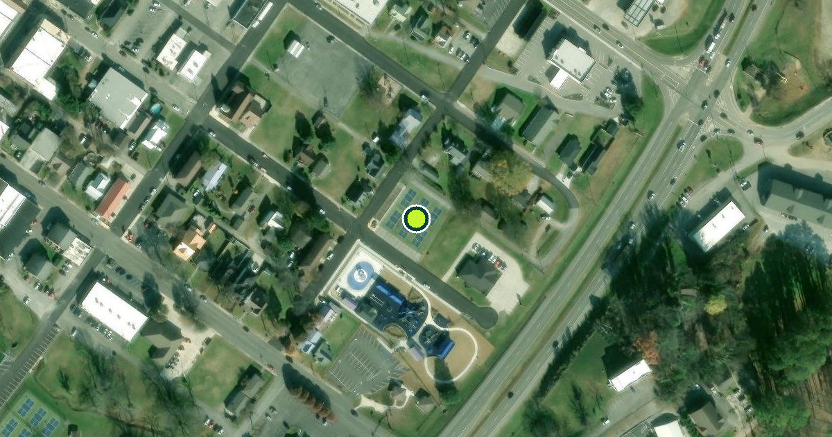 Satellite view of Dayton Pickleball Courts