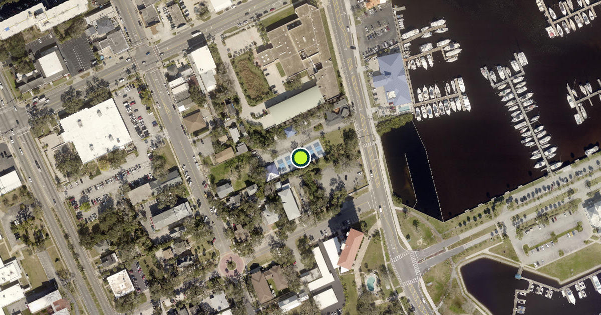 Satellite view of Daytona Beach Pickleball Courts