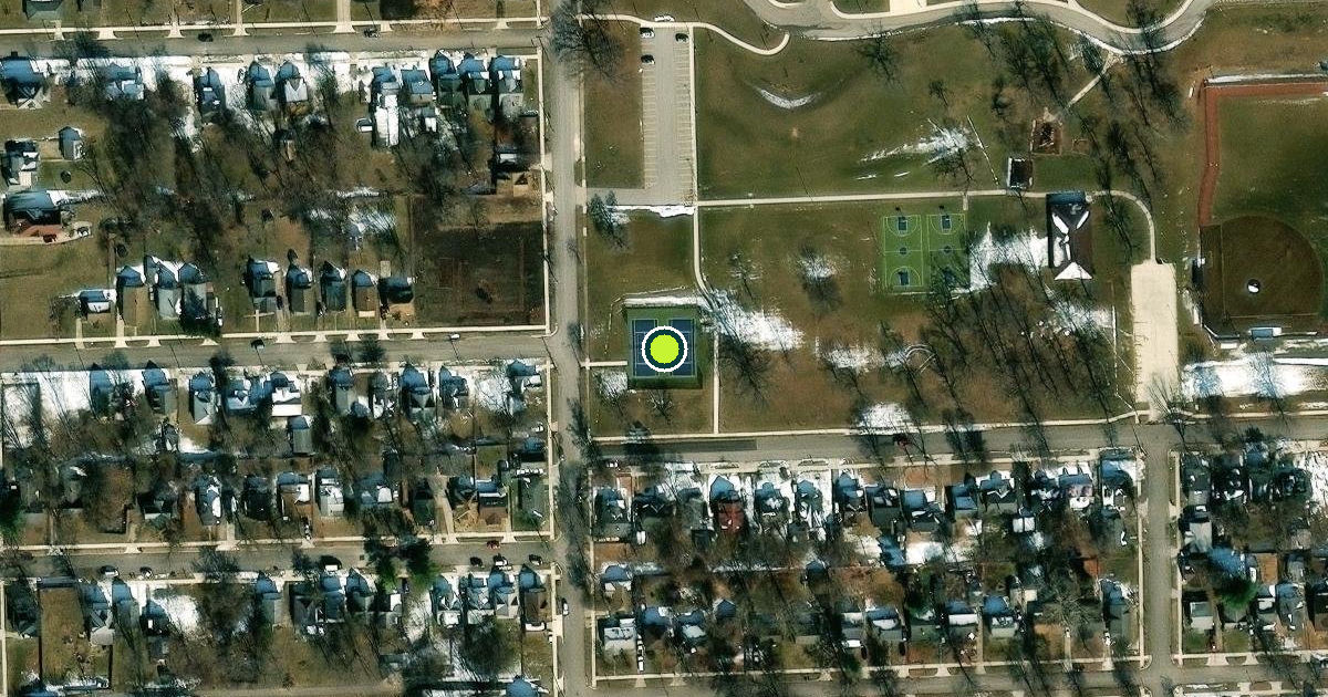 Satellite view of Decatur Pickleball Courts