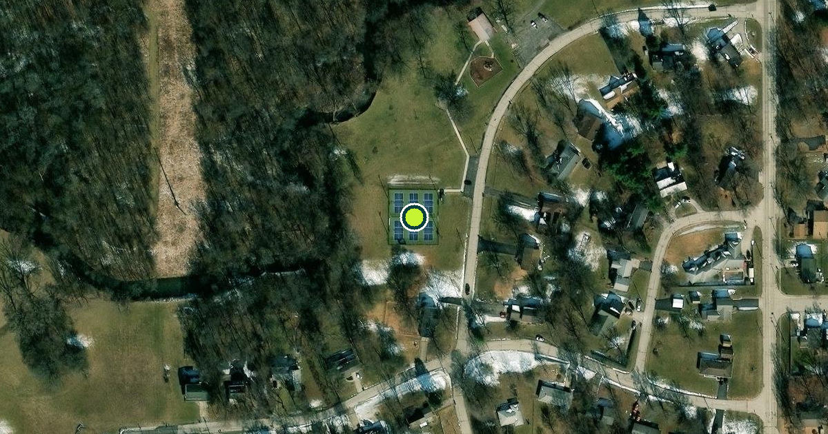 Satellite view of Decatur Pickleball Courts