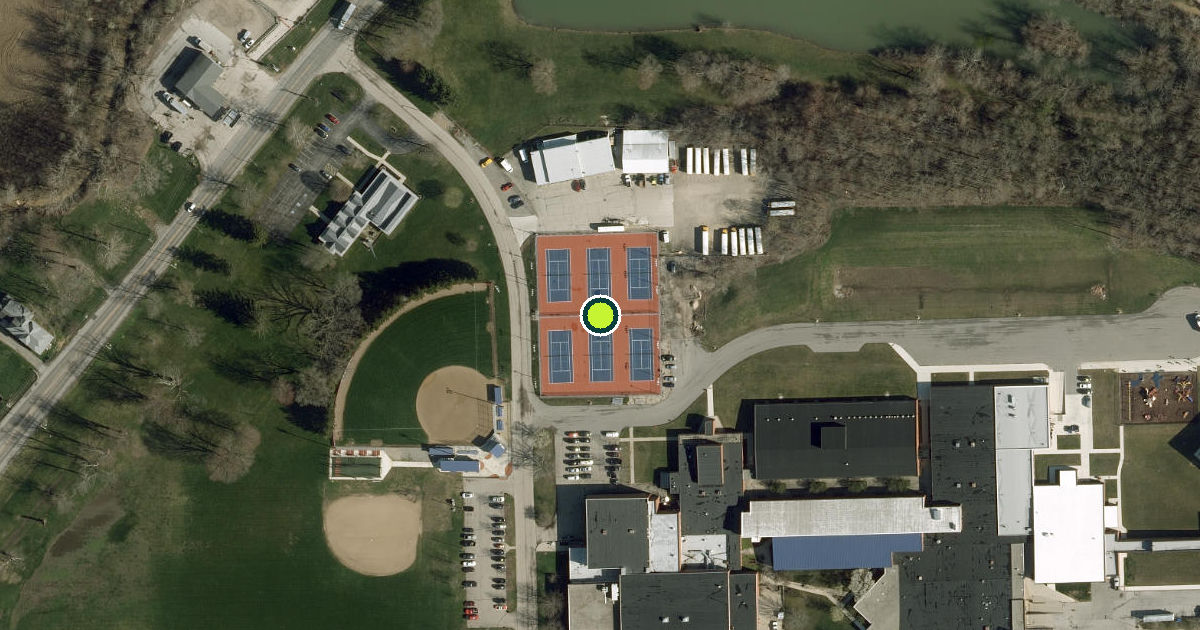 Satellite view of Decatur Pickleball Courts