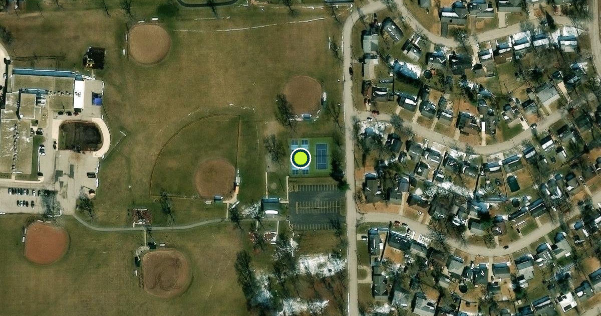 Satellite view of Decatur Pickleball Courts