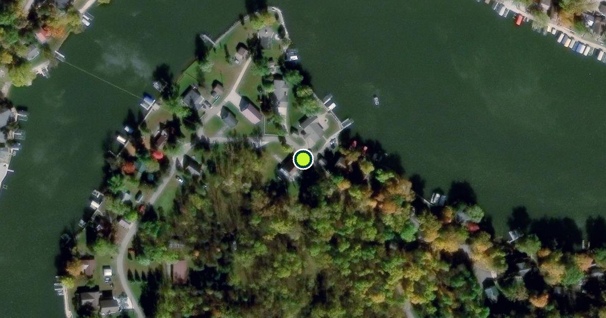 Satellite view of Delaware County Pickleball Courts