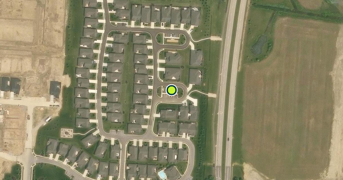 Satellite view of Delaware County Pickleball Courts