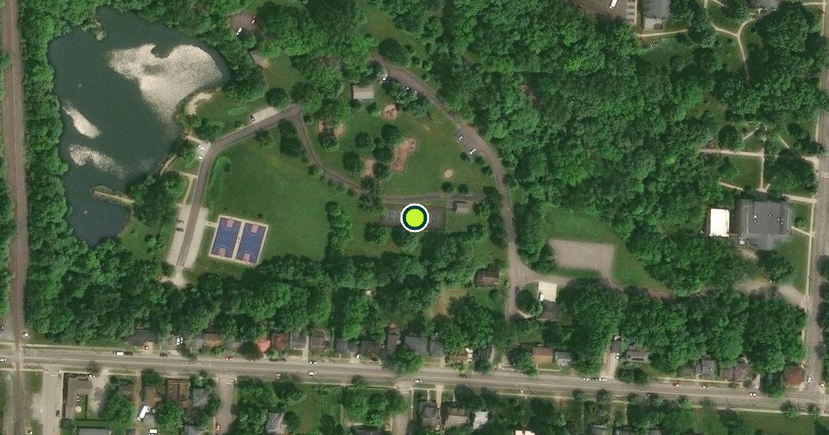 Satellite view of Delaware Pickleball Courts