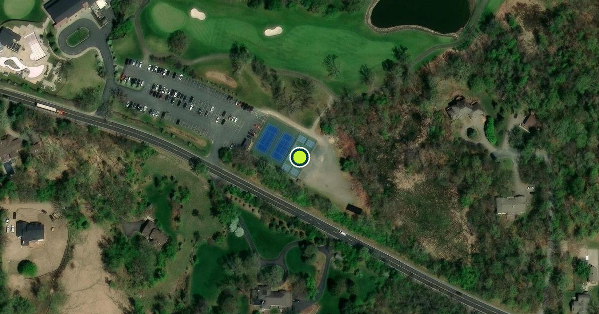 Satellite view of Dellwood Pickleball Courts