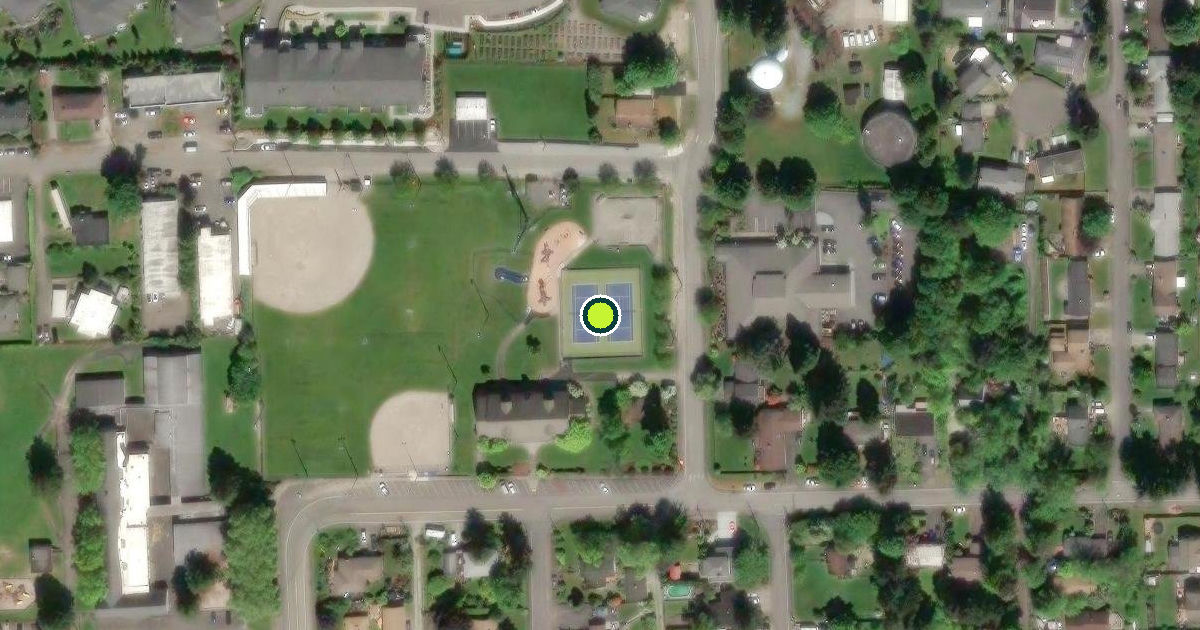 Satellite view of Des Moines Pickleball Courts