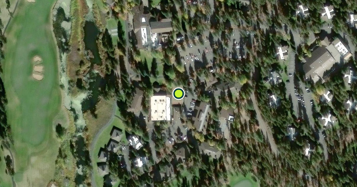 Satellite view of Deschutes County Pickleball Courts