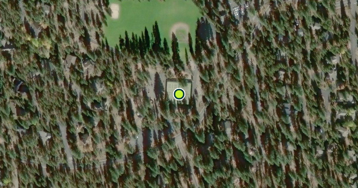 Satellite view of Deschutes County Pickleball Courts