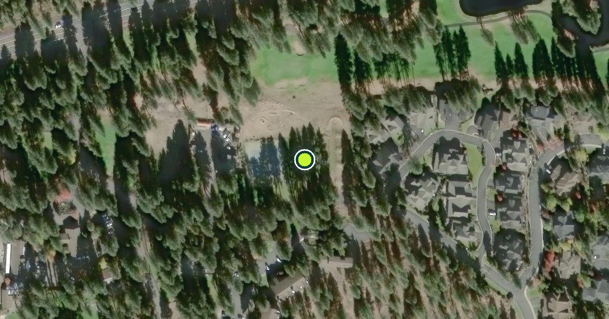 Satellite view of Deschutes County Pickleball Courts