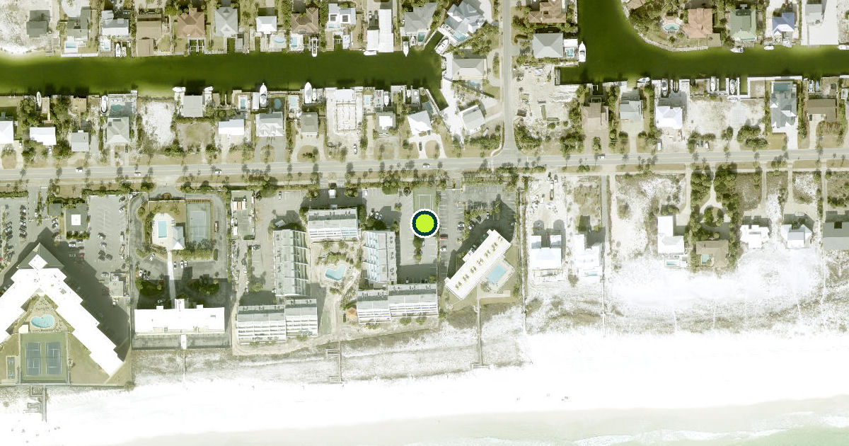 Satellite view of Destin Pickleball Courts
