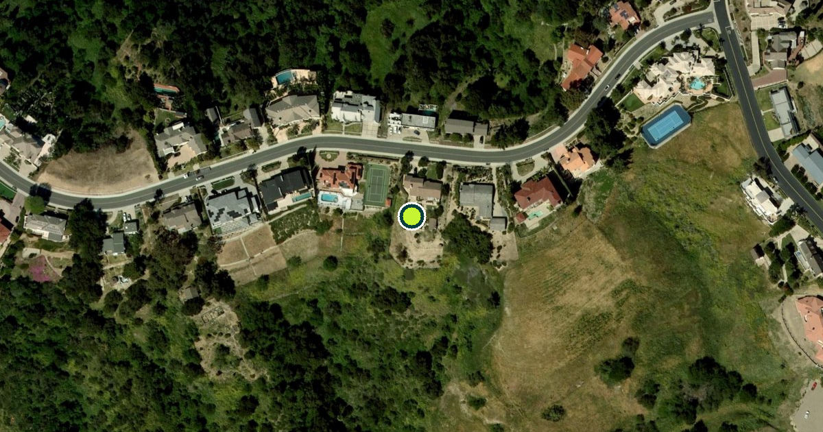 Satellite view of Diamond Bar Pickleball Courts