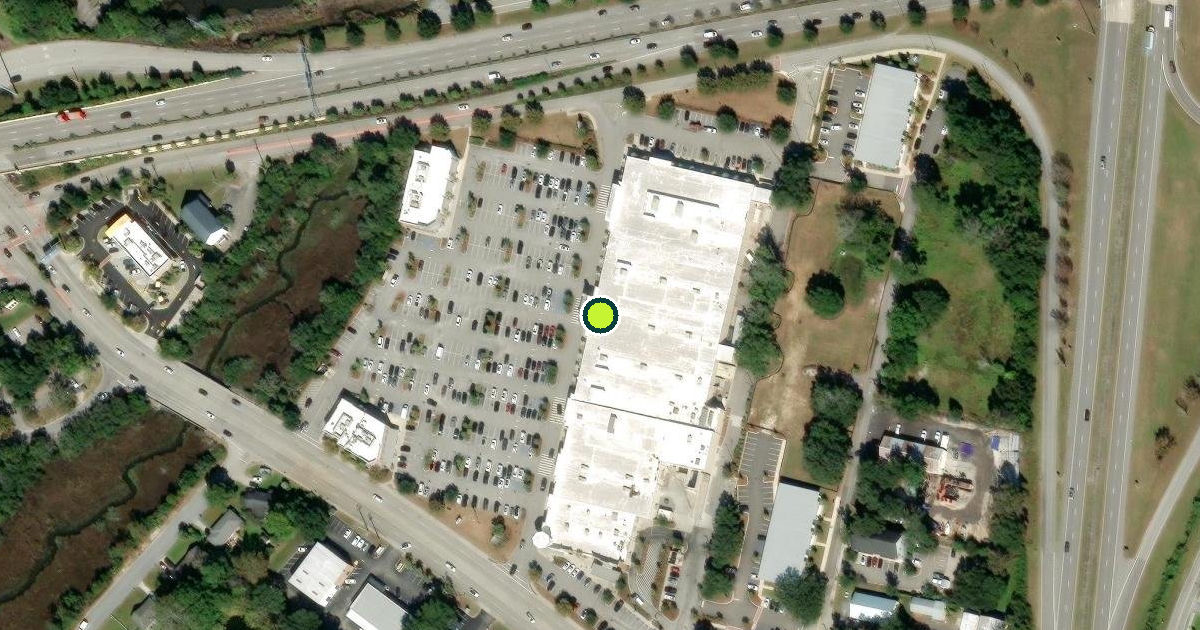 Satellite view of Dick's Sporting Goods