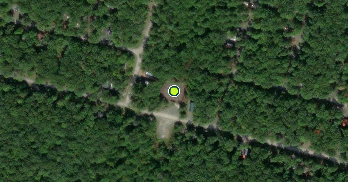 Satellite view of Dingman Township Pickleball Courts