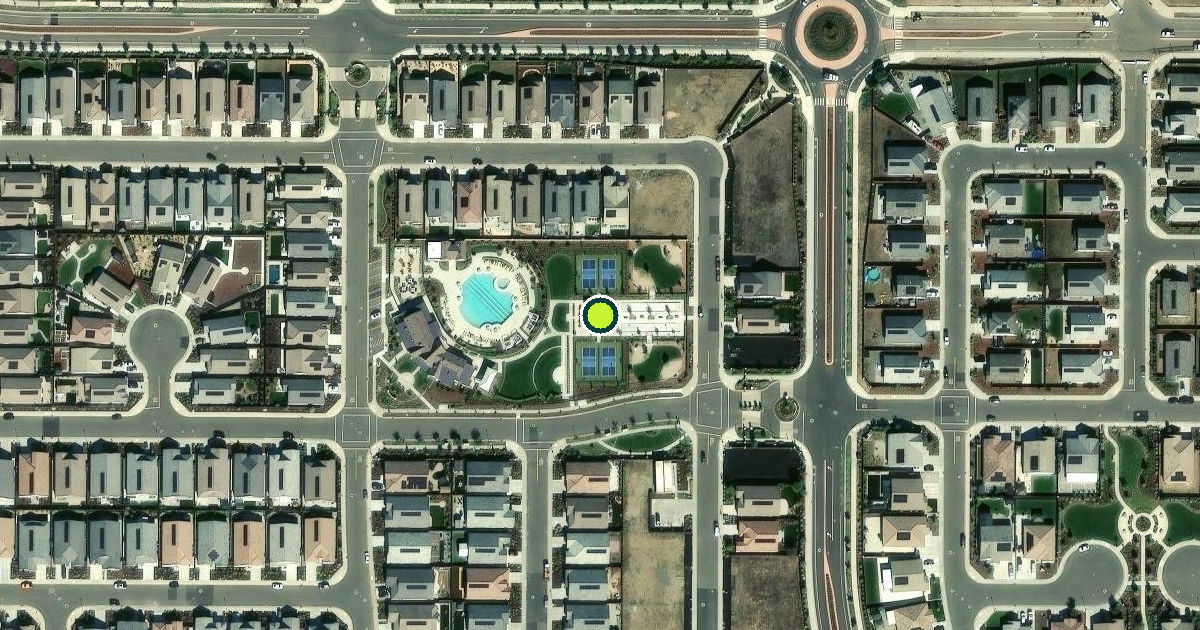 Satellite view of Dixon Pickleball Courts