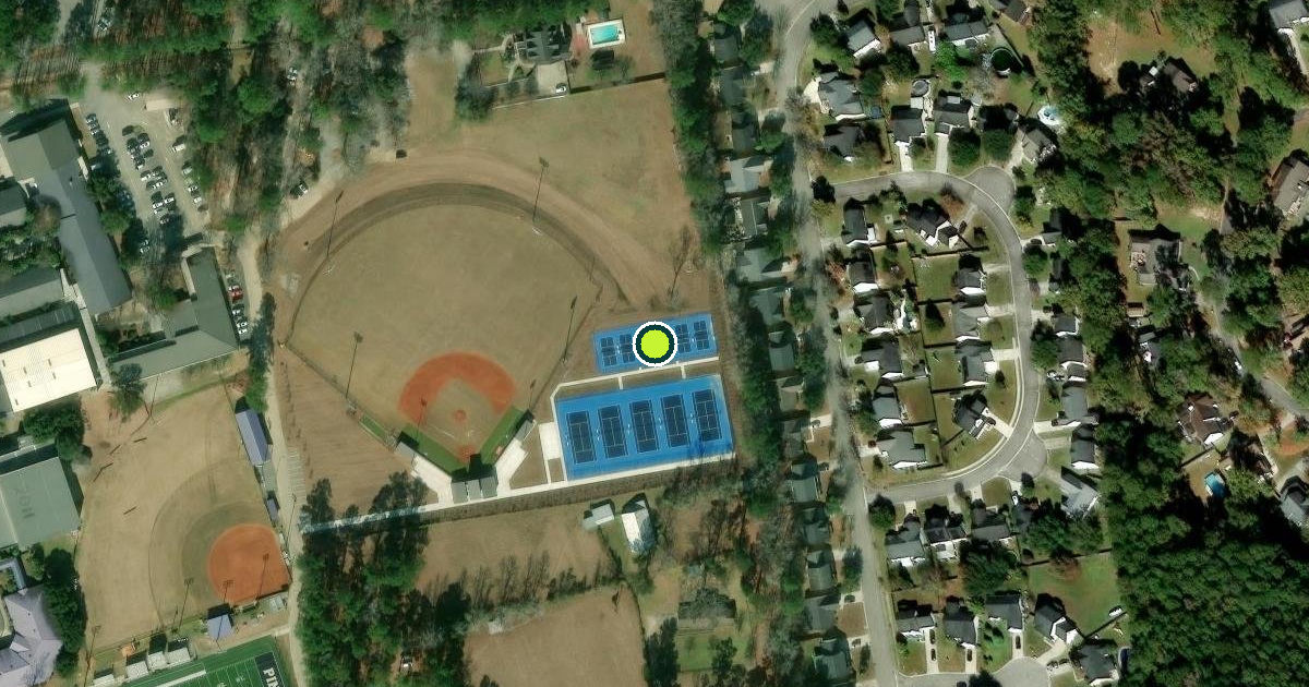 Satellite view of Dorchester County Pickleball Courts