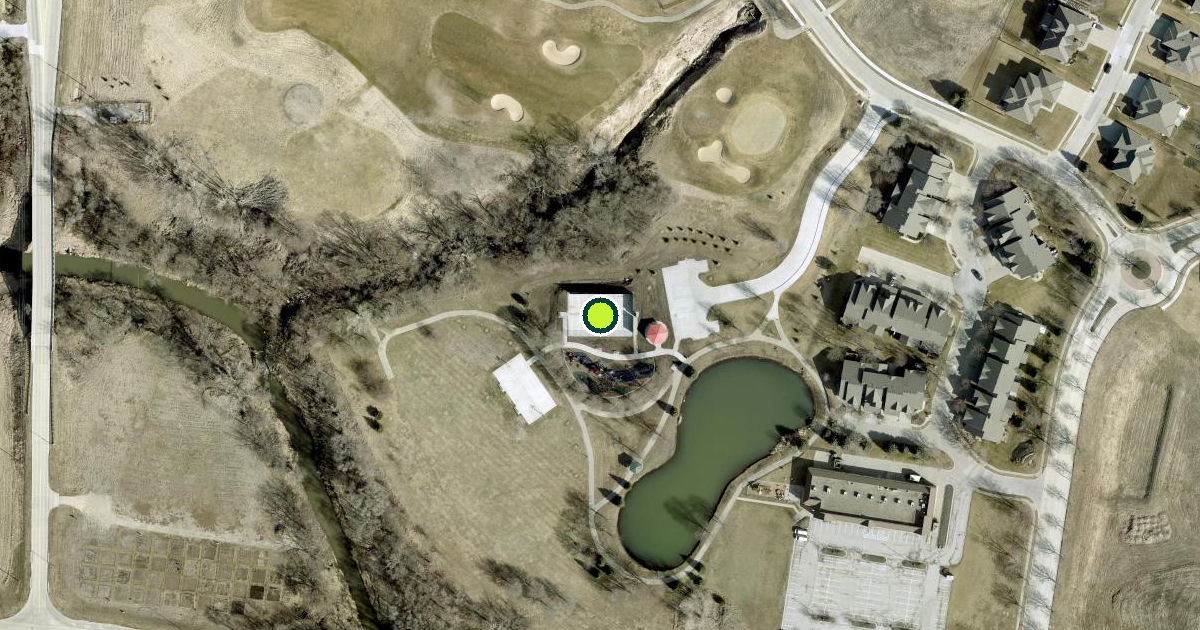 Satellite view of Douglas County Pickleball Courts