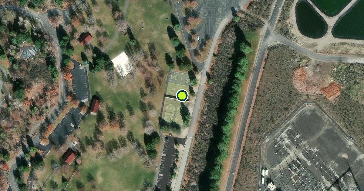 Satellite view of Douglas County Pickleball Courts