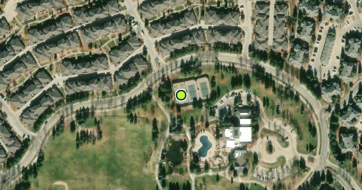 Satellite view of Douglas County Pickleball Courts