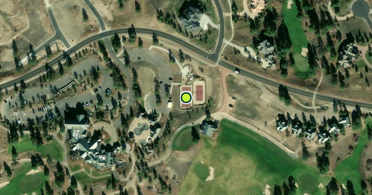 Satellite view of Douglas County Pickleball Courts