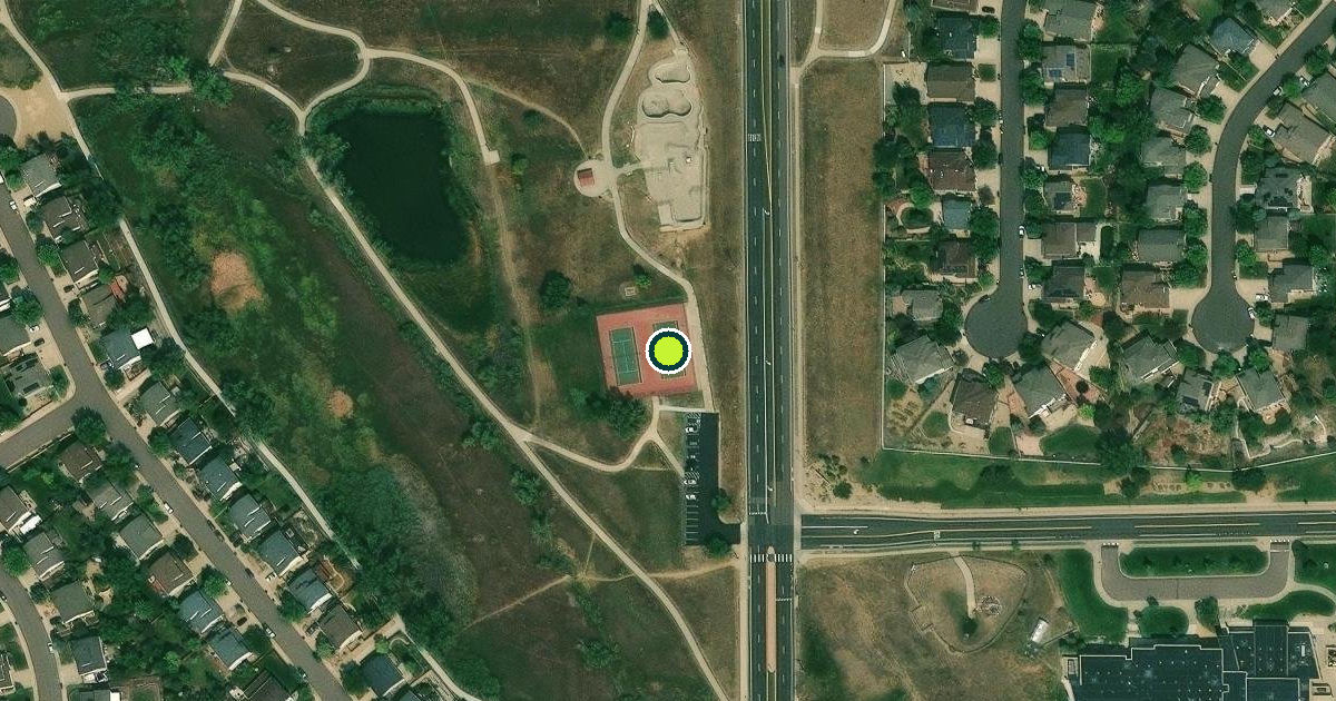 Satellite view of Douglas County Pickleball Courts