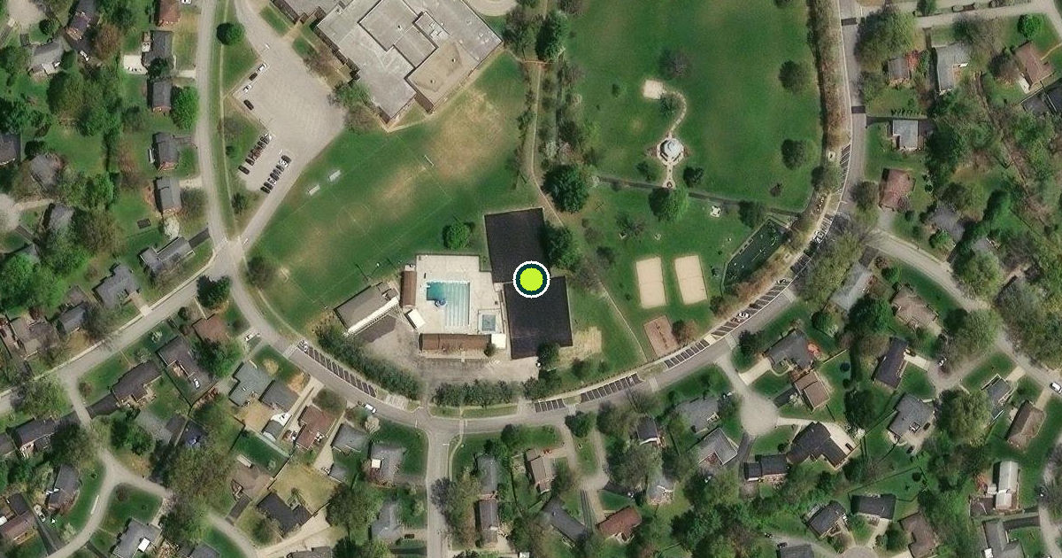 Satellite view of Douglass Hills Pickleball Courts