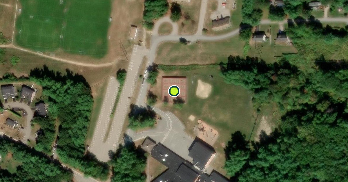 Satellite view of Dover Pickleball Courts