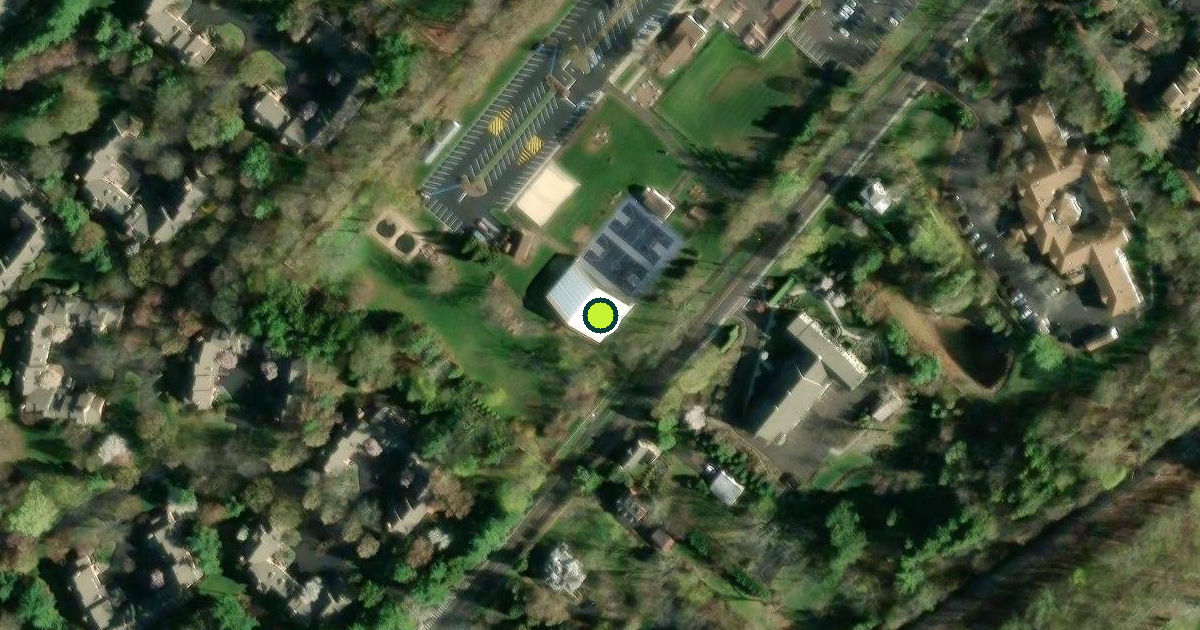 Satellite view of Doylestown Township Pickleball Courts