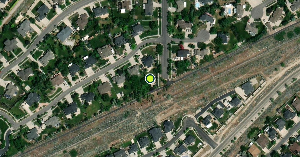 Satellite view of Draper Pickleball Courts