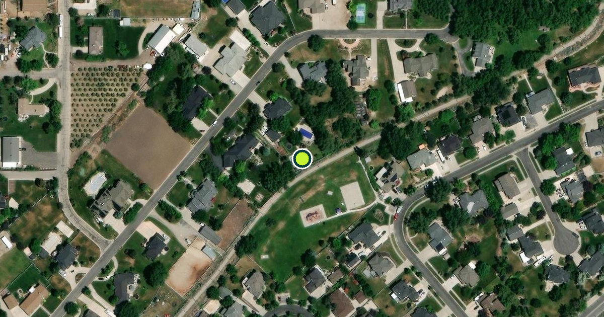 Satellite view of Draper Pickleball Courts