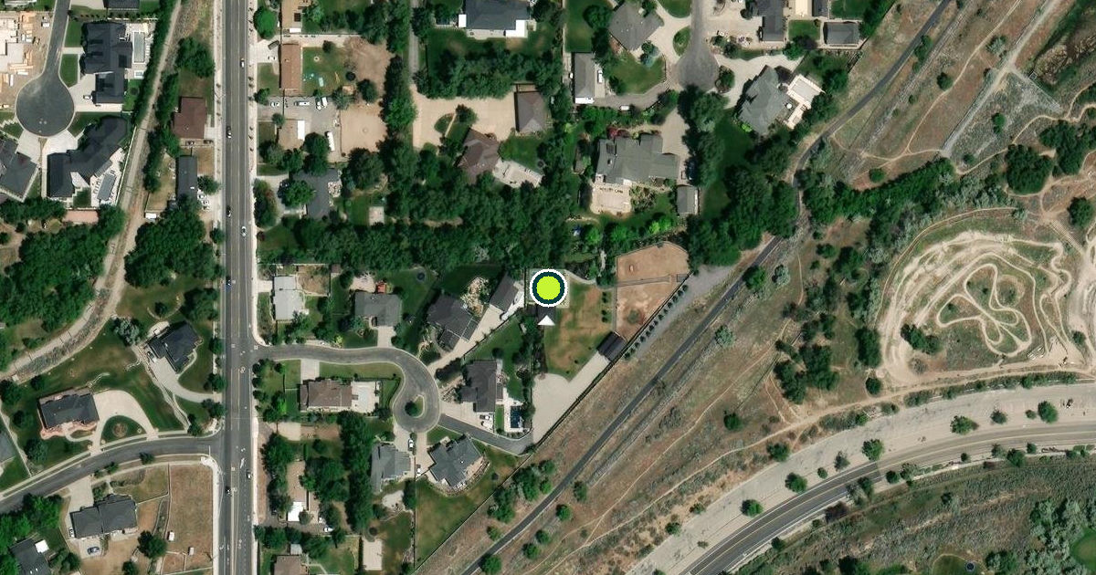 Satellite view of Draper Pickleball Courts
