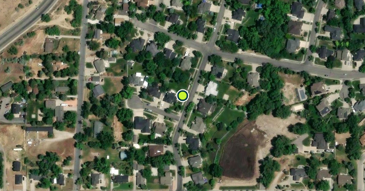 Satellite view of Draper Pickleball Courts
