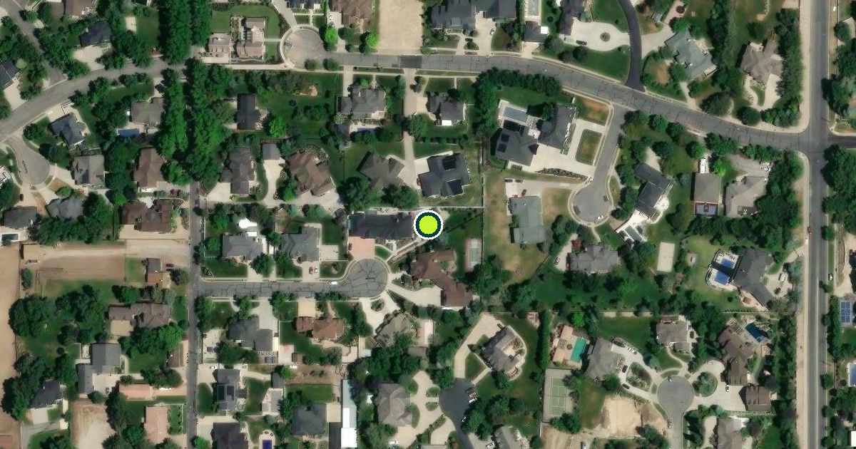 Satellite view of Draper Pickleball Courts