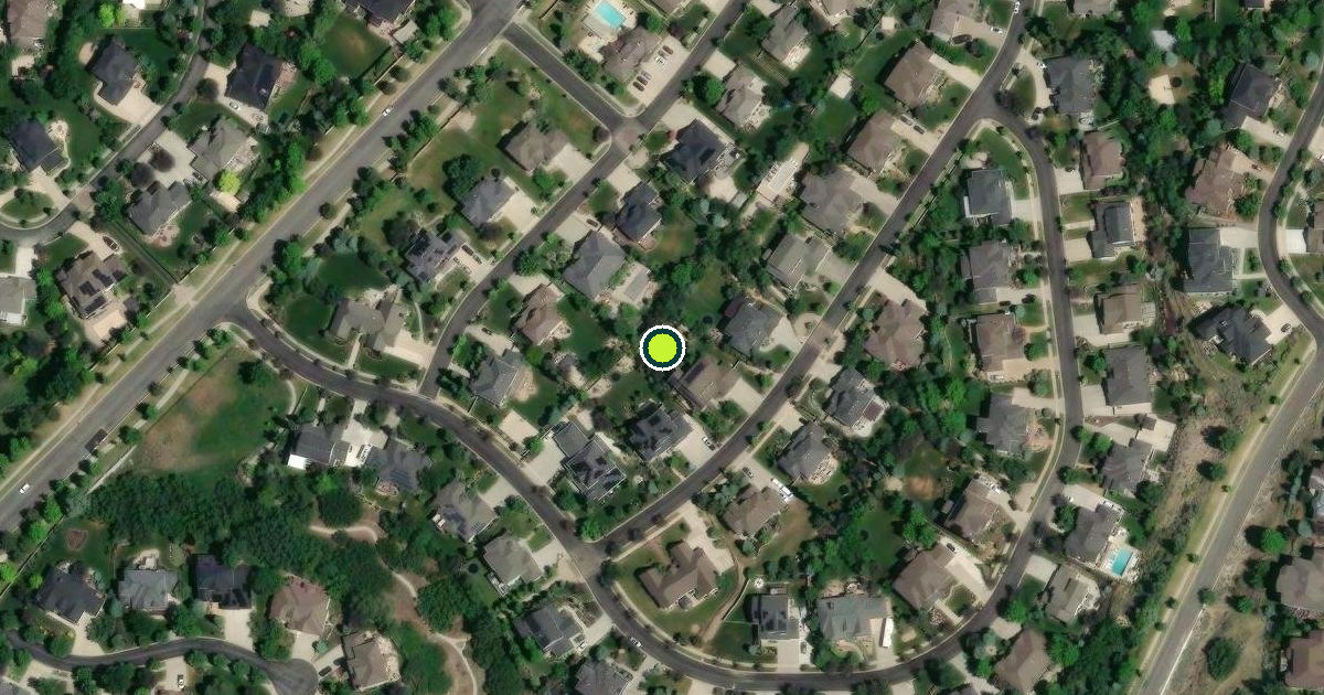 Satellite view of Draper Pickleball Courts