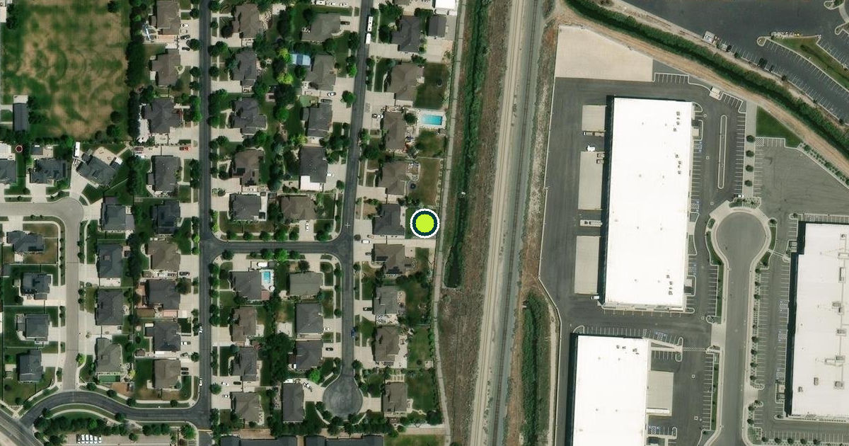 Satellite view of Draper Pickleball Courts