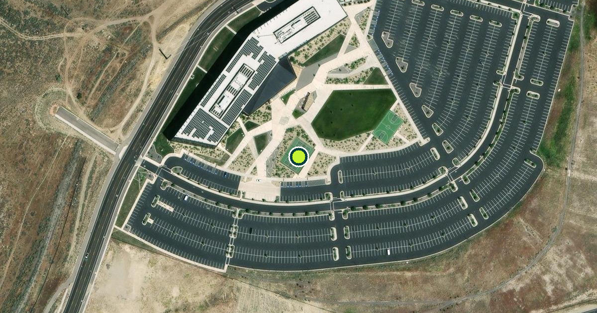 Satellite view of Draper Pickleball Courts
