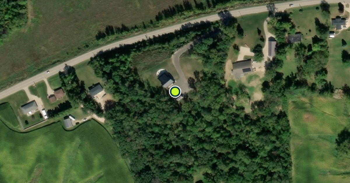 Satellite view of Dubuque County Pickleball Courts