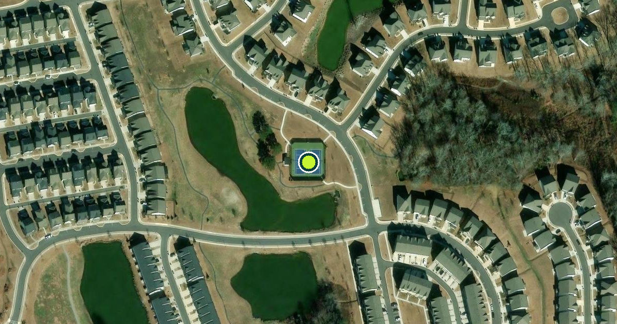 Satellite view of Duluth Pickleball Courts