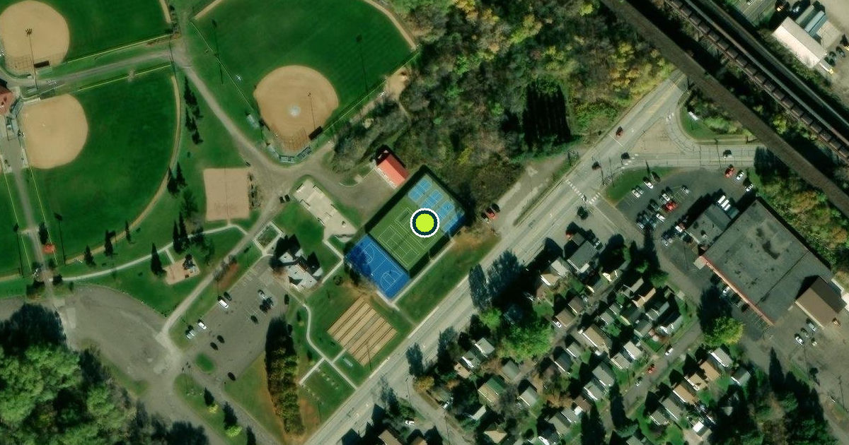 Satellite view of Duluth Pickleball Courts