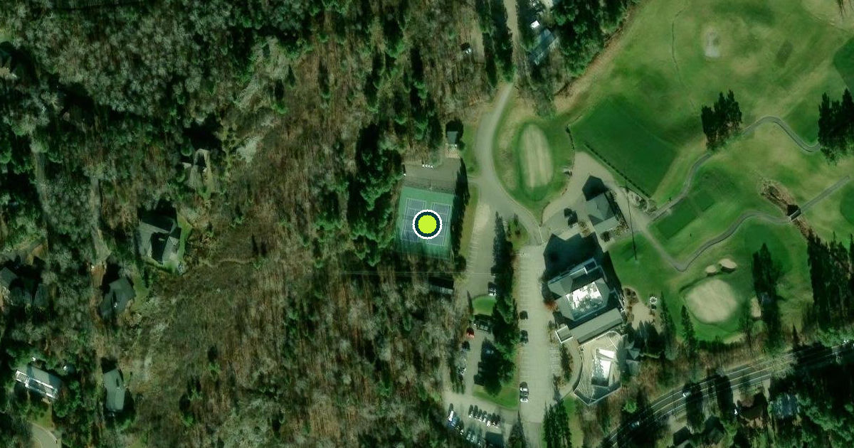 Satellite view of Duluth Pickleball Courts