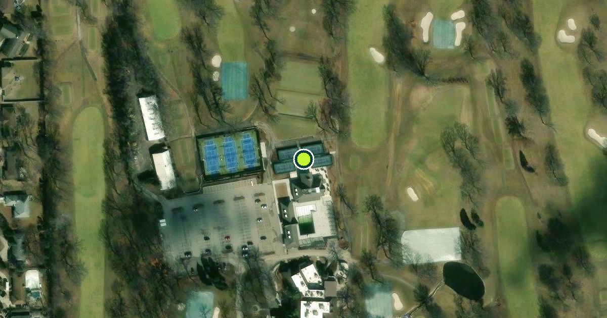 Satellite view of DuPage County Pickleball Courts