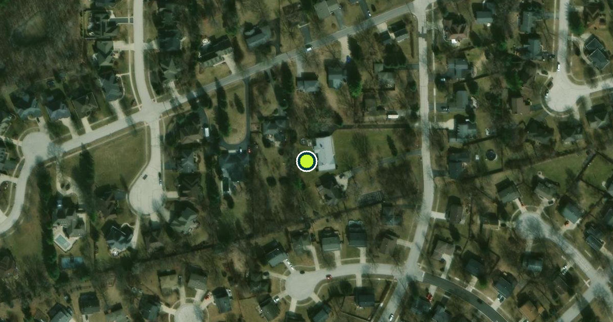 Satellite view of DuPage County Pickleball Courts