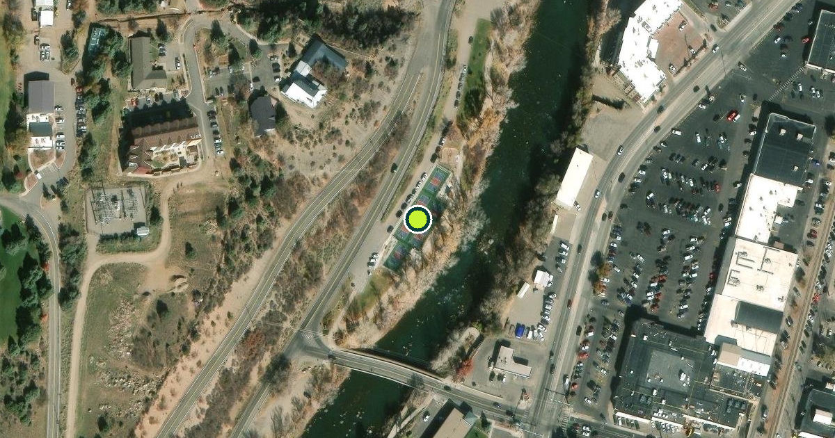 Satellite view of Durango Pickleball Courts